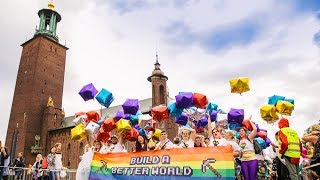 Mojang celebrate at Stockholm Pride 2017 [upl. by Ressler794]