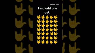 Find odd one out  find the odd emoji short viral bts minecraft game [upl. by Cnahc]