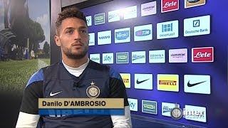 Danilo DAmbrosio a Inter Channel quotEmozione e orgoglioquot [upl. by Daron662]