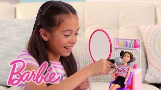 Barbie Sparkle Style Salon Demo Video  Barbie [upl. by Humph111]