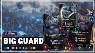 Big Guard Calgar Deck Guide  Warhammer 40000 WARPFORGE [upl. by Asilrak]