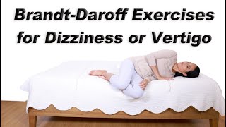 Brandt Daroff Exercises for Dizziness or Vertigo [upl. by Ciapas125]