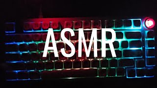 Low light creamy keyboard ASMR  Light Triggers  SlowFast Typing  Finger Flutters  ASMR [upl. by Troc26]