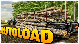 TIMBER AUTOLOADER  The BIGGEST Trailer Ive Ever Seen  Farming Simulator 22 Gameplay [upl. by Arhoz]