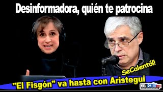 Rafael Barajas quotel Fisgónquot puso en su lugar a Aristegui ¿Quiénes te patrocinan Frente a frente [upl. by Eikciv]