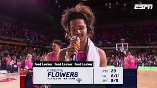 Trentyn Flowers Drops 23 Points In Adelaide 36ers First Win [upl. by Mori]