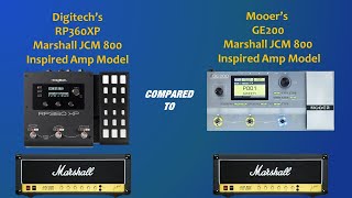 Comparing the JCM 800 Amp Model on the RP360XP amp GE200 [upl. by Yuu]