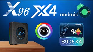 Super Fast  X96 X4 Amlogic S905X4 Android 11 AV1 Video TV Box [upl. by Sirois457]