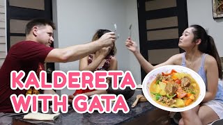 KALDERETA SA GATA  PokLee Cooking [upl. by Slater]