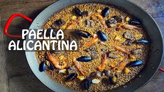 PAELLA ALICANTINA  PAELLA MIXTA [upl. by Cohin]