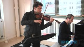 Café Concert Julian Rachlin and Itmar Golan Play Brahms Violin Sonata No 1 [upl. by Nikolos]