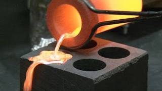 Melting Silver  Periodic Table of Videos [upl. by Zingale]