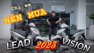 Đánh giá chân thật LEAD và VISION 2023 NÊN MUA XE NÀO  QUANG MOTOR [upl. by Thgirw949]