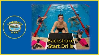 Backstroke Start Drills [upl. by Anaehr534]