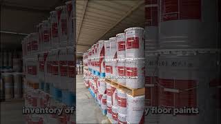 Explore Our Massive Epoxy Floor Paint Warehouse epoxyfloor epoxycoating epoxy factory [upl. by Franci635]