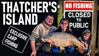 Exclusive Carp Fishing on a CLOSED Lake Thatchers Island Carp Fishery Video 231 🎣 [upl. by Windsor]