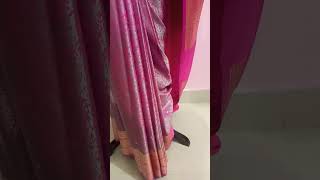 Tanchui Banarasi silk sareeGrey amp pink rare colourweight715 gramsprice 4500book on 8052602728 [upl. by Applegate]