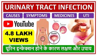 URINARY TRACT INFECTION  यूरिन इन्फेक्शन का इलाज कैसे करे CAUSES  SIGN amp SYMPTOMS  MEDICINES [upl. by Notaek]