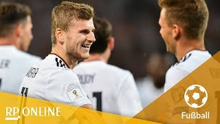 Timo Werner quotIch sehe mich noch nicht als Stürmer Nummer einsquot [upl. by Yelekreb]