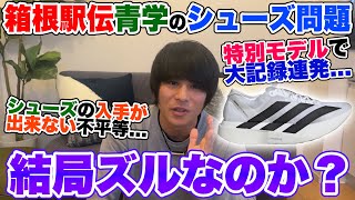 【不公平】青学が箱根駅伝で履いたスーパーシューズはズルいのか？結論を出します。 [upl. by Bobbye208]