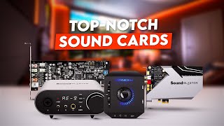 5 Topnotch Sound Cards In 2024 [upl. by Aieki]