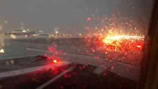 Severe turbulence in a snowstorm  Static takeoff [upl. by Gil649]