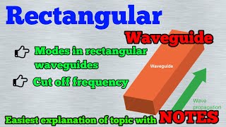 Rectangular Waveguide  Modes in rectangular wave guide  Graduation Physics Topic [upl. by Lleraj211]