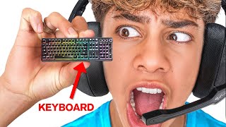 I Played Fortnite on World’s SMALLEST Keyboards [upl. by Florine]