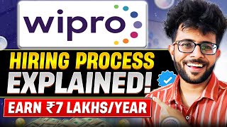 WIPRO Hiring Process Explained ON amp OFF Campus  WIPRO NTH  WILP  SIM   Upto 7 LPA 🤑✅ [upl. by Quintilla]