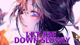 Nightcore  Let Me Down Slowly  Lyrics Fairlane Remix Collaboration with STAR NIGHTCORE [upl. by Janean]