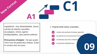 Compréhension écrite TEF CANADA  Reading Comprehension  New Exam format 2024  Test 9 [upl. by Joktan936]