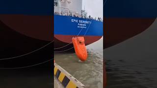 Modern Lifeboats Quick and Safe Evacuation for Ships lifeboat ships telugufacts shorts [upl. by Coumas674]