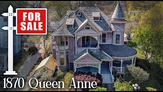 1870 Quintessential Queen Anne Masterpiece [upl. by Nathalia105]