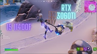 RTX 3060 ti  Intel i5 11400F Fortnite Gameplay  Performance mode 1080P [upl. by Jehiah]