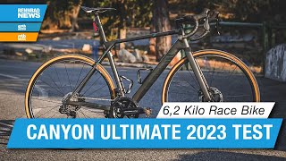 Canyon Ultimate 2023 im Test Mit 62 Kilo an die Spitze [upl. by Inahpit831]