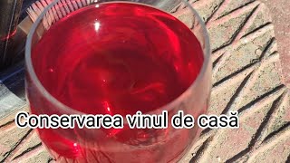 Conservarea 🍇🍷🍾 vinului cu Dioxid de sulf și Bentonită pt a se limpezi și a se păstra bineVideo 2 [upl. by Polish]