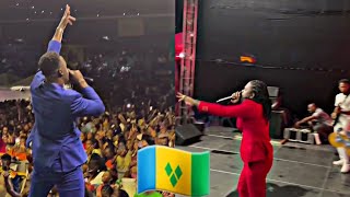 Fans Go Wild Romain Virgo amp Jahmiel Electrifying Performance in St Vincent 🇻🇨🔥 [upl. by Niletak]