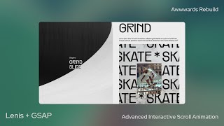 Advanced Interactive Scroll Animation  Awwwards Rebuild  HTML CSS Lenis amp GSAP [upl. by Stander584]