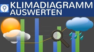 Klimadiagramme auswerten  Wie lese analysiere und interpretiere ich Klimadiagramme [upl. by Odlaumor]