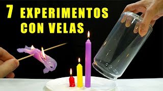 7 Experimentos Caseros con Velas Que Te Sorprenderán [upl. by Enahpad]