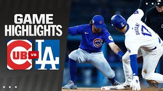 Cubs vs Dodgers Game Highlights 91124  MLB Highlights [upl. by Oglesby]