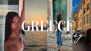 GREECE TRAVEL VLOG  Mykonos Santorini Beach trip  More Cruise trip [upl. by Adnawaj]