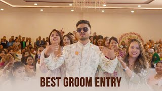 Best Surprise Groom Entry In Mehendi  Muslim Wedding [upl. by Aiceled]