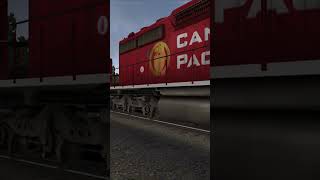 CP Manifest With BNSF And NS At Palgrave openrails shorts [upl. by Sahc]