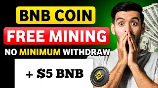 BNB Coin mining  Withdraw free BNB to Binance in 5 seconds  BNB Mining withdrawal [upl. by Kraft]