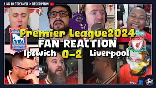 Liverpool Fans Reaction To Ipswich 02 Liverpool  Premier League 2024 [upl. by Holmun]