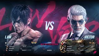 LAW vs Victor  Tekken 8 Online Battle  LAWs Epic Victory youtubevideo [upl. by Maxwell]