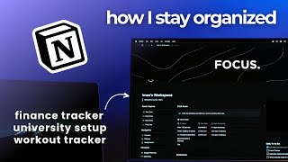 The SECRET to Staying PRODUCTIVE as a University Student with NOTION [upl. by Judie]