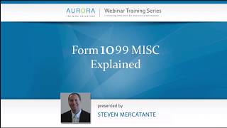 Preview  Form 1099 MISC Explained [upl. by Eerdua]