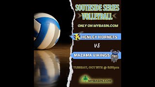 VOLLEYBALL SPECIAL COVERAGE Mazama Vikings  Henley Hornets  October 15th 2024 [upl. by Eitirahc]